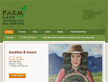 Tablet Screenshot of farmcafe.org