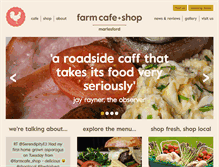 Tablet Screenshot of farmcafe.co.uk